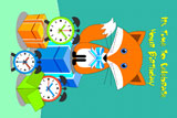 FoxOnBoxWithClocksBirthday