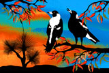 GrassTreeAndSingingMagpie