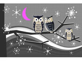 Snowy Owls Grey