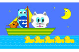 TheOwl&ThePussyCatRainbowSunrise
