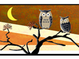 The Owls And The Moon