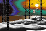 AuroraOverWinterlake
